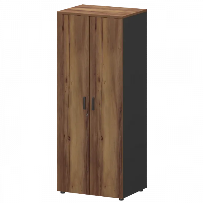 Шкаф для одежды СМШ-58-6ШД Тип2 Графит/Таксония 792x594x1990 Смарт