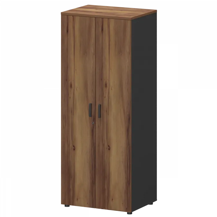 Шкаф для одежды СМШ-58-6ШД Тип2 Графит/Таксония 792x594x1990 Смарт