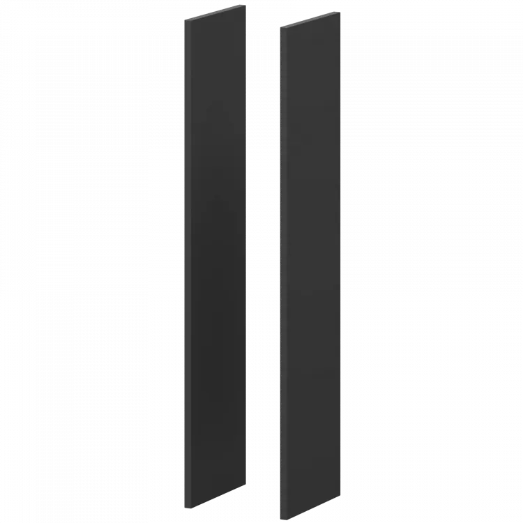 Боковины декоративные KZD-48B Графит 384x50x1568 Кортез