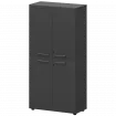 Шкаф высокий закрытый СМШ48.2.28F Графит 792x380x1595 Кортез