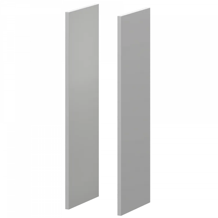Боковины декоративные KZD-38B Белый 384x50x1162 Кортез