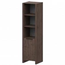 Стеллаж узкий комбинированный КТ-41.38/КТ-50.18 Дуб апрель 466x438x1968 Акцент