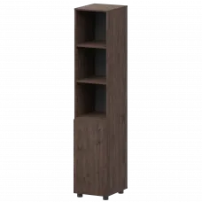 Стеллаж комбинированный узкий К-932,К-936,КФ-936 Дуб апрель 360x420x2000 Приоритет