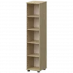 Стеллаж высокий узкий НТ-540.Ч Баттл Рок 400x445x2050 Аргентум
