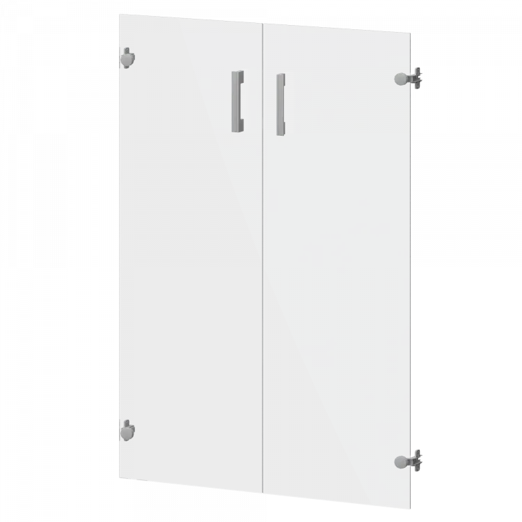Комплект стеклянных дверей А-304.С.Ф Прозрачный 710x4x1150 Арго