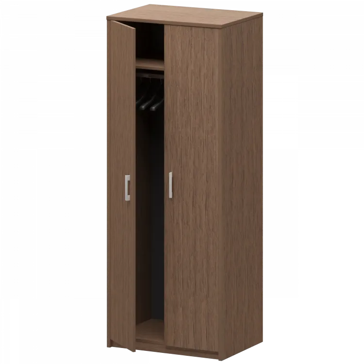 Шкаф для одежды А-307 Орех 770x580x2000 Арго