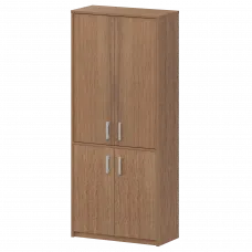 Шкаф комбинированный закрытый А-310/А-610 Орех 770x365x2000 Арго