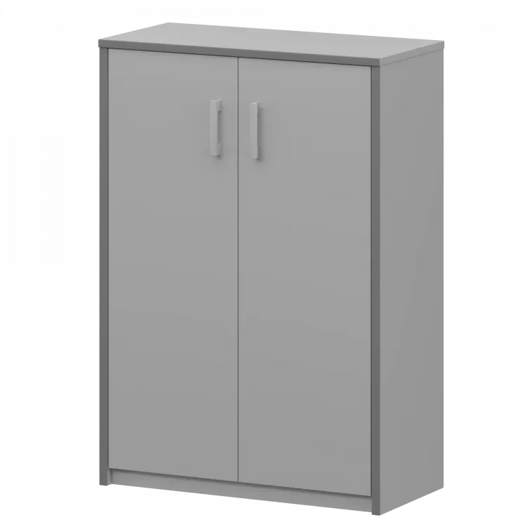 Стеллаж средний закрытый А-304/А-604 Серый 770x365x1220 Арго