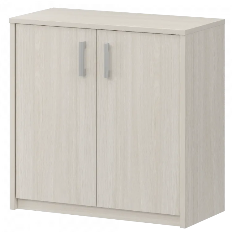 Стеллаж низкий закрытый А-302/А-602 Ясень шимо 770x365x850 Арго