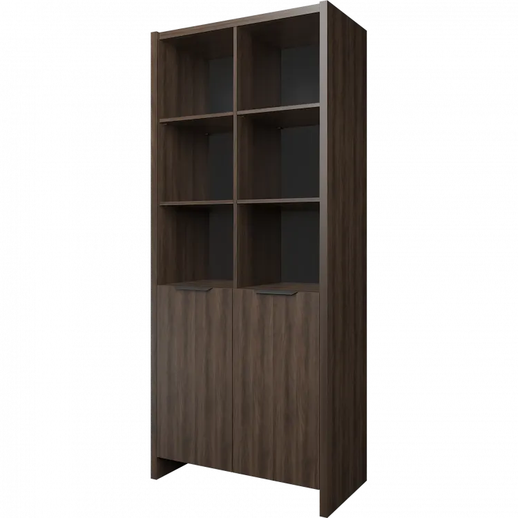 Стеллаж комбинированный КТ-42.38 Лагос 856x438x1968 Акцент