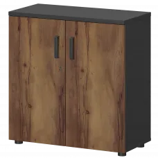 Шкаф СМШ-28Д Тип1 Графит/Таксония 792x380x836 Смарт