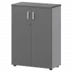 Шкаф СМШ-38Д Тип2 Белый/Графит 792x380x1215 Смарт