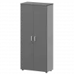 Шкаф для одежды СМШ-58ШД Тип2 Белый/Графит 792x380x1990 Смарт