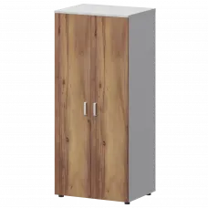 Шкаф для одежды СМШ-58-6ШД Тип1 Белый/Таксония 792x594x1990 Смарт