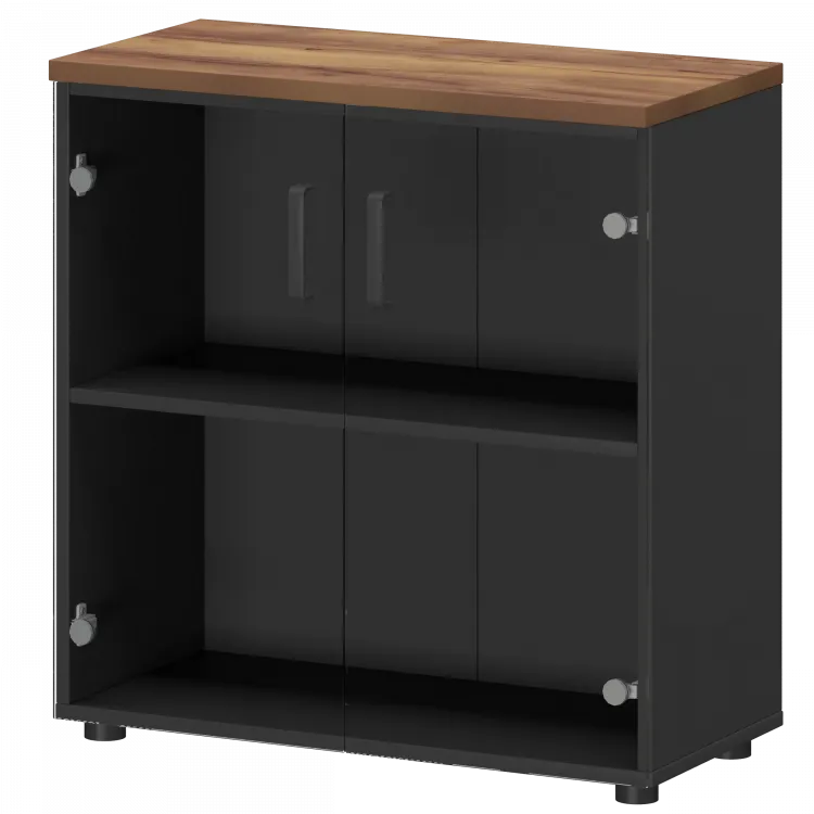 Шкаф СМШ-28С Графит/Таксония 792x380x835 Смарт