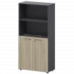 Шкаф высокий комб. СМШ48.28F.28S Кронберг/Графит 792x380x1595 Кортез
