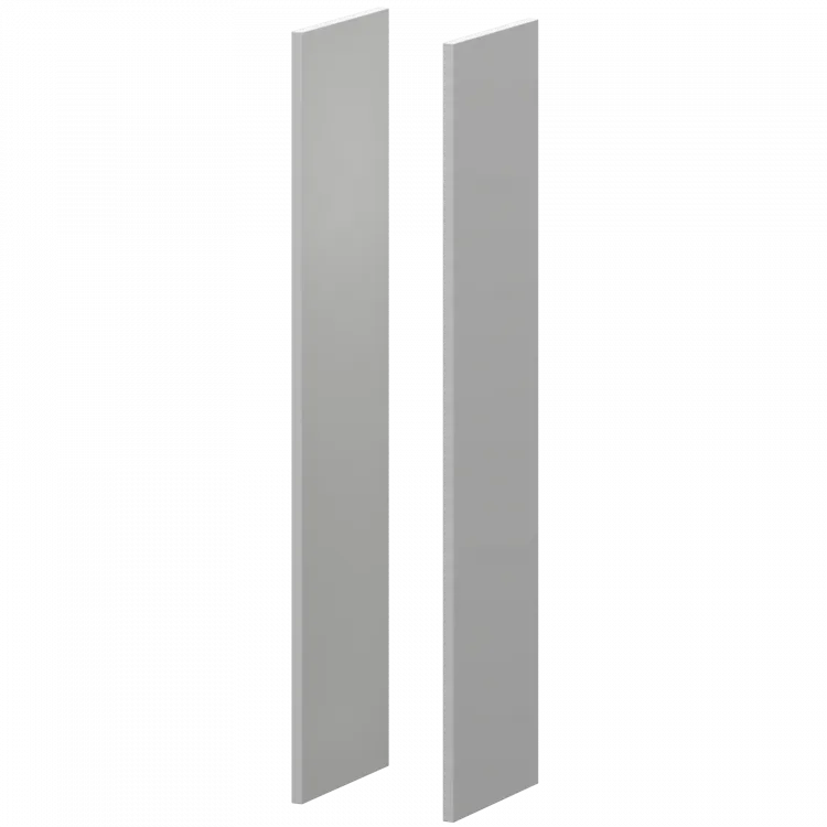 Боковины декоративные KZD-48B Белый 384x50x1568 Кортез