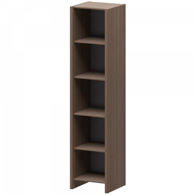 Стеллаж узкий КТ-41.38 Темный шимо 466x438x1968 Акцент