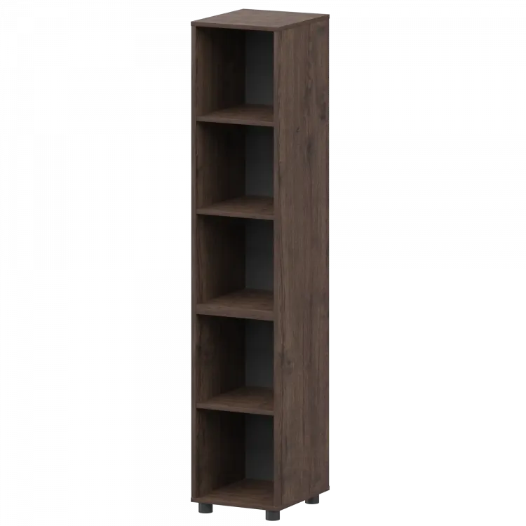 Стеллаж высокий узкий К-932 Дуб апрель 360x420x2000 Приоритет