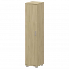 Стеллаж высокий узкий закрытый "НТ-540;НТ-602" Баттл Рок 400x445x2050 Аргентум