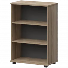 Стеллаж низкий НТ-480.Ч Дуб сафари 800x445x1280 Аргентум