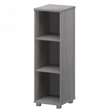 Стеллаж низкий узкий НТ-440 Лиственница 400x445x1280 Аргентум