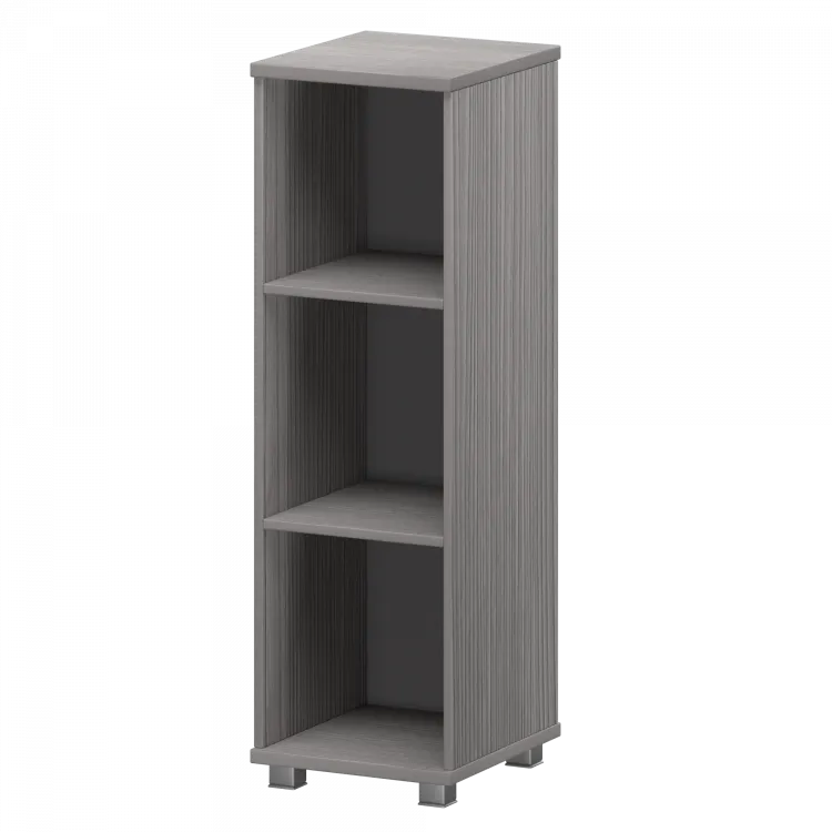 Стеллаж низкий узкий НТ-440 Лиственница 400x445x1280 Аргентум