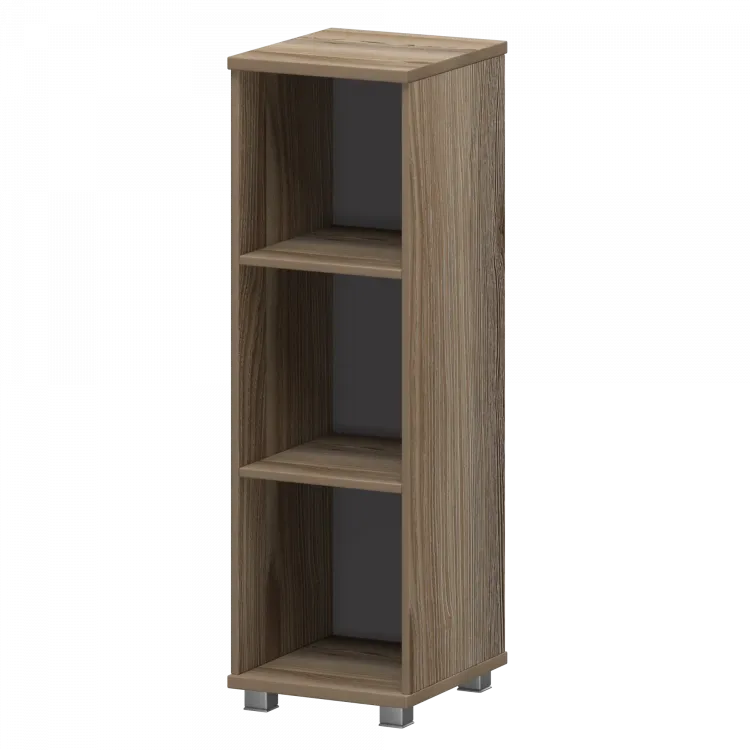 Стеллаж низкий узкий НТ-440 Дуб сафари 400x445x1280 Аргентум