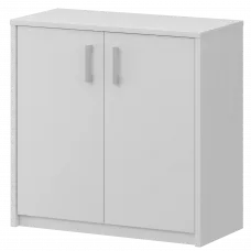 Стеллаж низкий закрытый А-302/А-602 Белый 770x365x850 Арго