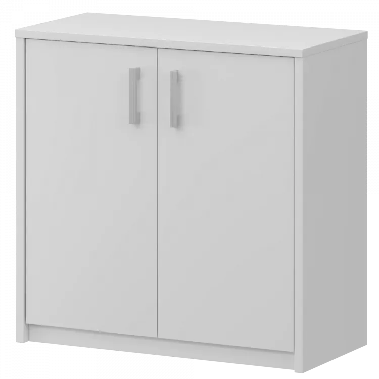 Стеллаж низкий закрытый А-302/А-602 Белый 770x365x850 Арго