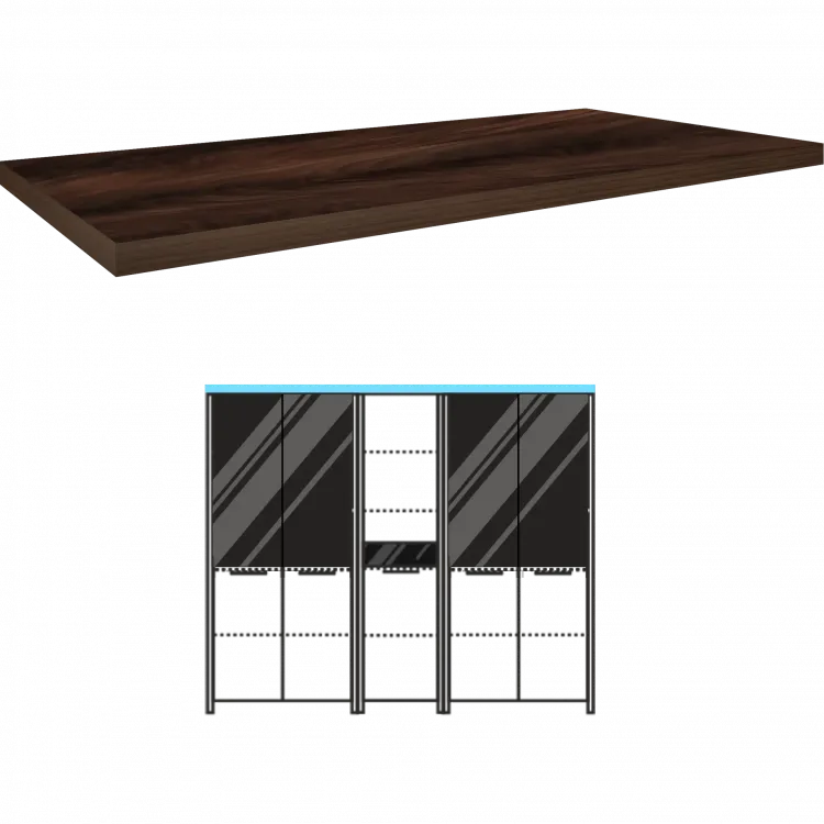 Топ КТ-75.38 Лагос 2180x441x38 Акцент