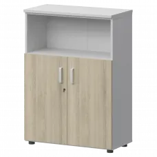 Шкаф СМШ-38Д2 Тип1 Белый/Кронберг 792x380x1214 Смарт