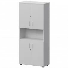 Шкаф СМШ-58Д4 Белый 792x380x1990 Смарт