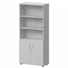 Шкаф СМШ-58Д2С2 Белый 792x380x1990 Смарт