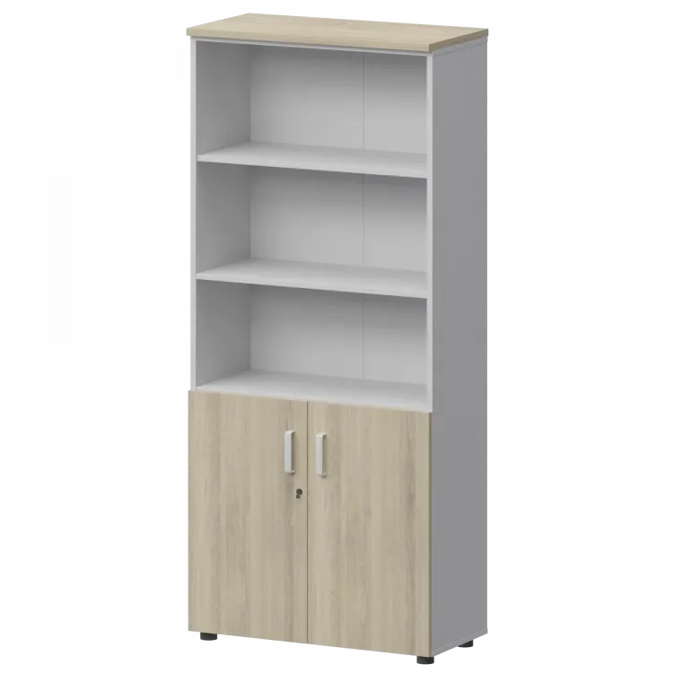 Шкаф СМШ-58Д2 Тип2 Белый/Кронберг 792x380x1990 Смарт