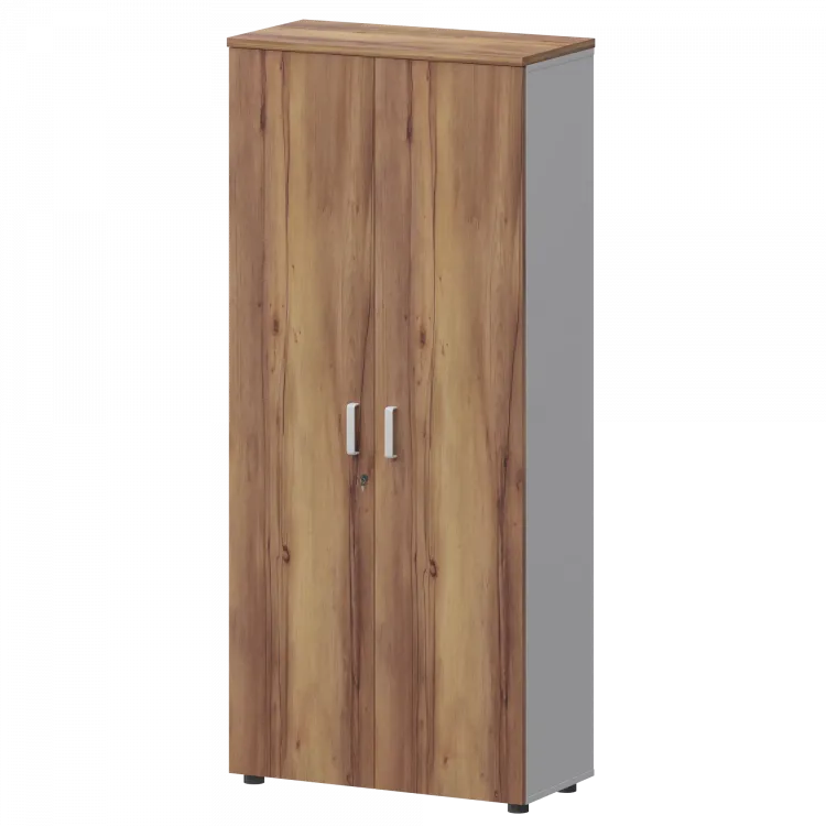 Шкаф для одежды СМШ-58ШД Тип2 Белый/Таксония 792x380x1990 Смарт