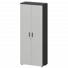 Шкаф СМШ-58Д Тип1 Графит/Белый 792x380x1990 Смарт