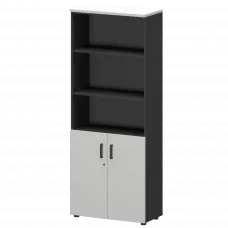 Шкаф СМШ-58Д2 Тип2 Графит/Белый 792x380x1990 Смарт