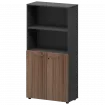 Шкаф высокий полузакрытый СМШ48.28F Темный шимо/Графит 792x380x1595 Кортез