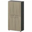 Шкаф высокий закрытый СМШ48.2.28F Кронберг/Графит 792x380x1595 Кортез