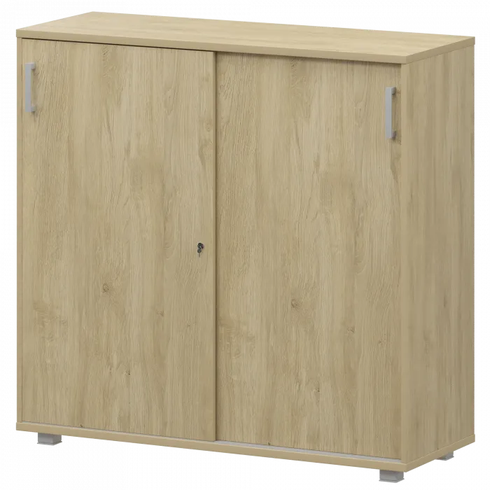 Стеллаж с раздвижными дверями НТ-412 Баттл Рок 1200x445x1280 Аргентум