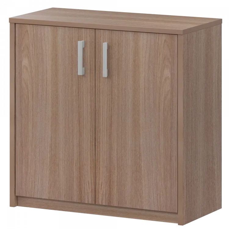 Стеллаж низкий закрытый А-302/А-602 Темный шимо 770x365x850 Арго