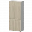 Шкаф высокий закрытый СМШ58.28F.38V(Б) Кронберг/Белый 792x380x1990 Кортез