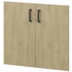 Двери из ЛДСП к широким стеллажам НТ-600.2.Ч.Ф Баттл Рок 780x16x764 Аргентум