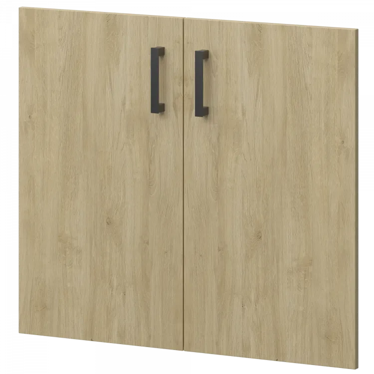 Двери из ЛДСП к широким стеллажам НТ-600.2.Ч.Ф Баттл Рок 780x16x764 Аргентум