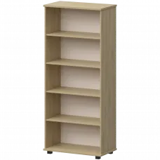 Стеллаж высокий НТ-580.Ч Баттл Рок 800x445x2050 Аргентум