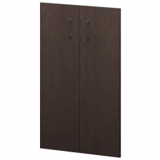 Двери из ЛДСП к широким стеллажам К-977.Ф Дуб венге 712x18x1167 Приоритет