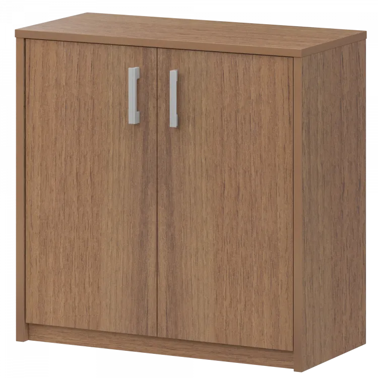 Стеллаж низкий закрытый А-302/А-602 Орех 770x365x850 Арго