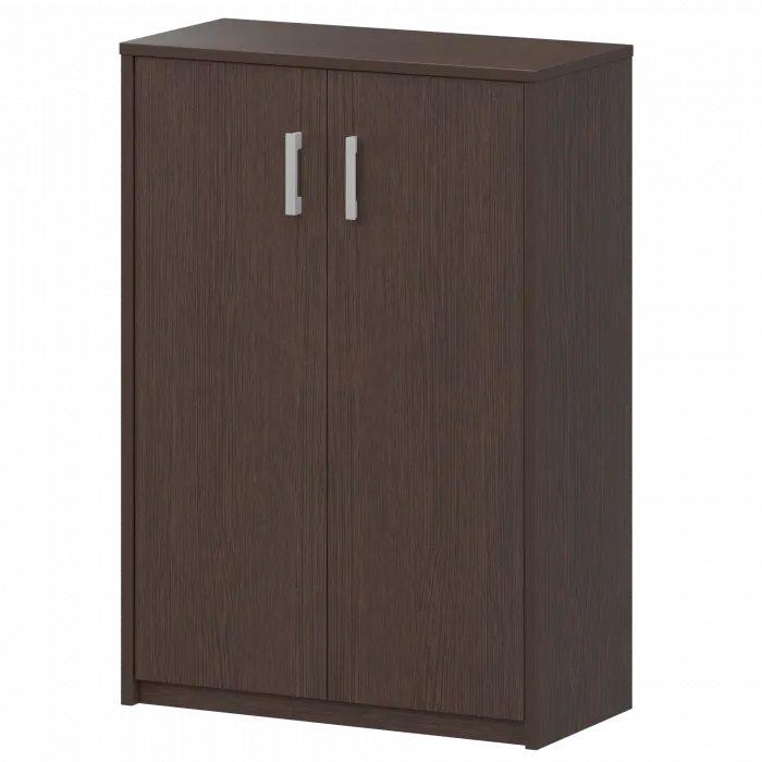 Стеллаж средний закрытый А-304/А-604 Дуб венге 770x365x1220 Арго