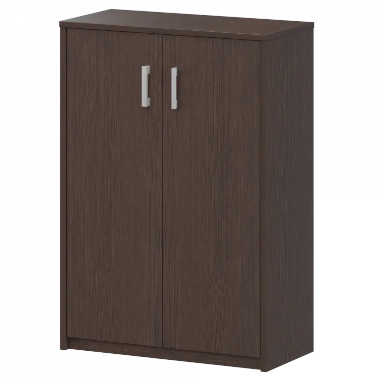 Стеллаж средний закрытый А-304/А-604 Дуб венге 770x365x1220 Арго